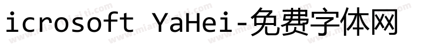 icrosoft YaHei字体转换